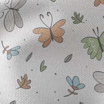 Happy Flying Butterfly Waterproof Canvas