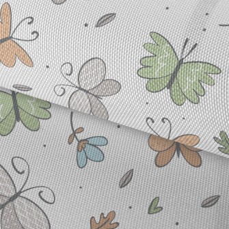 Happy Flying Butterfly Waterproof Oxford