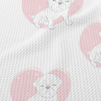 Amiable Puppy Birdseye Piqué