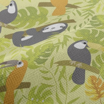 Wild Sloth Toucan Performance Linen