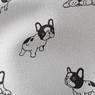 Lively Bulldog Waterproof Canvas