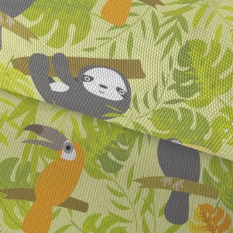 Wild Sloth Toucan Waterproof Oxford