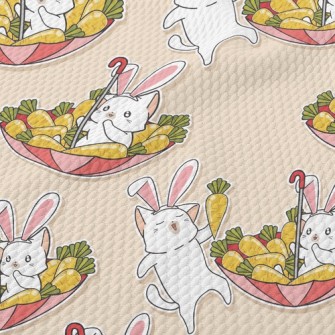 Dress Up Rabbit Cat Birdseye Piqué