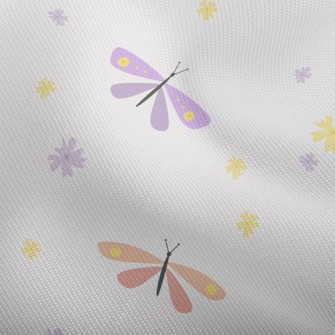 Pink Dragonfly And Butterfly Dobby