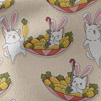 Dress Up Rabbit Cat Waterproof Canvas