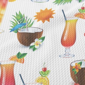 Bright Cocktail Coconut Juice Birdseye Piqué