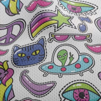 Funny Totem Animals Athletic Mesh Flat Back