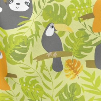 Wild Sloth Toucan Stretch Ponte