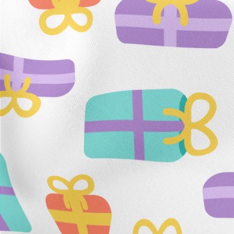 Colorful Fat Gift Box Stretch Ponte