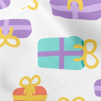 Colorful Fat Gift Box Micro Fleece