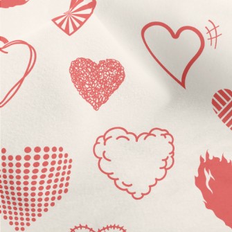 Geometric Splicing Love Micro Fleece