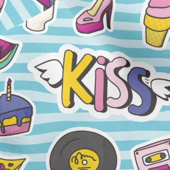 Love And Kiss Music Micro Fleece