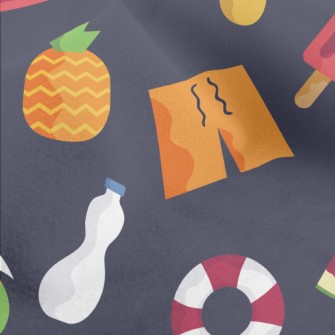 Cool Summer Fruits Micro Fleece