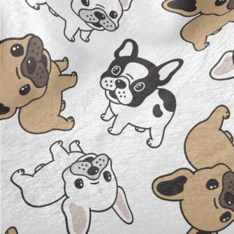 Cute Little Bulldog Minky