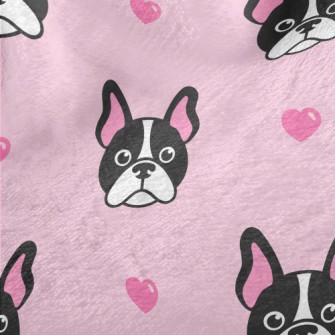 Pink Ears Bulldog Minky