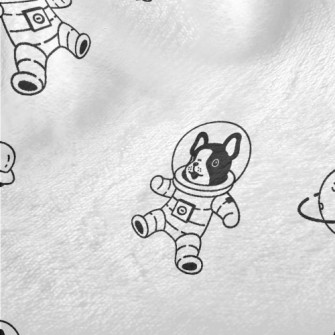 Cosmic Space Dog Minky