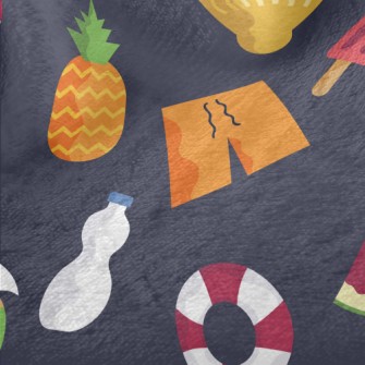 Cool Summer Fruits Minky