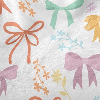 Colorful Playful Bow Minky