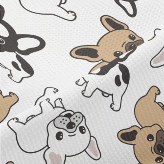 Cute Little Bulldog Piqué