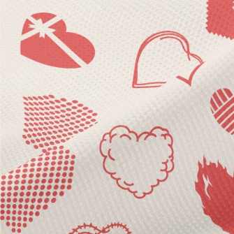 Geometric Splicing Love Piqué