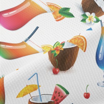 Bright Cocktail Coconut Juice Piqué