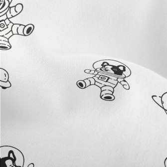 Cosmic Space Dog Lightweight Performance Linen