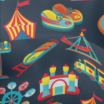 Colorful And Happy Amusement P Lightweight Performance Linen
