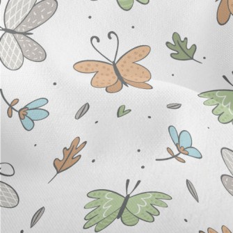 Happy Flying Butterfly Lightweight Performance Linen