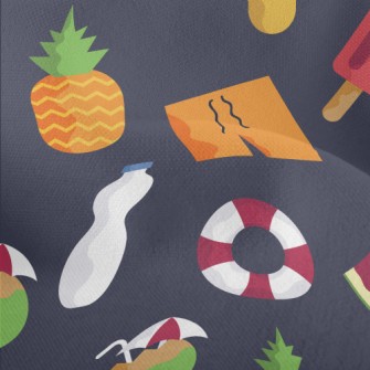 Cool Summer Fruits Lightweight Performance Linen