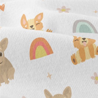 Lively Puppy Sticking Out Tong Modern Jersey