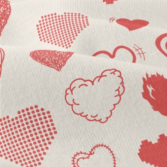 Geometric Splicing Love Modern Jersey