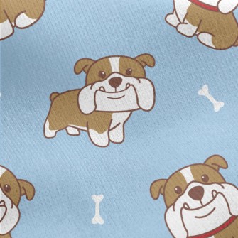 Disgusted Bulldog Jersey Backed Fleece