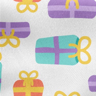 Colorful Fat Gift Box Jersey Backed Fleece