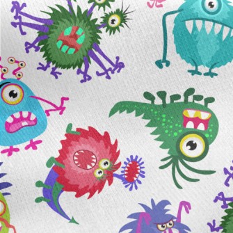 Alien Monster Jersey Backed Fleece