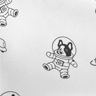 Cosmic Space Dog Pongee