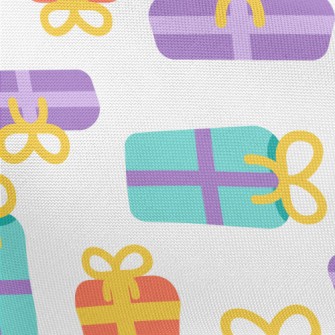 Colorful Fat Gift Box Pongee