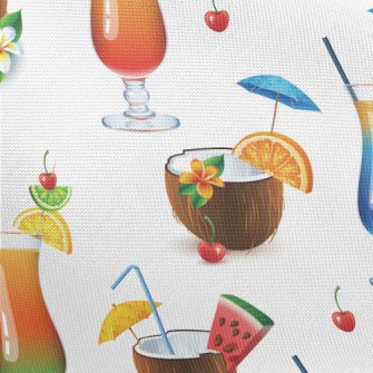 Bright Cocktail Coconut Juice Pongee