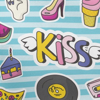 Love And Kiss Music Pongee