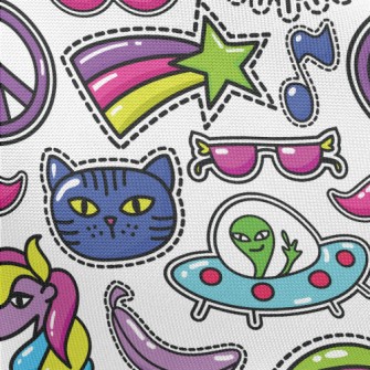 Funny Totem Animals Pongee
