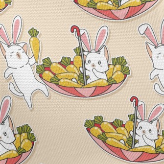 Dress Up Rabbit Cat Pongee