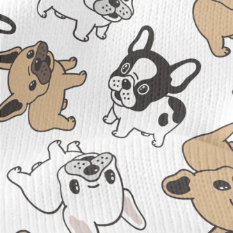 Cute Little Bulldog Stretch Jersey