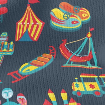 Colorful And Happy Amusement P Stretch Jersey