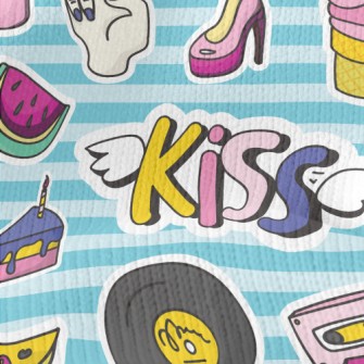 Love And Kiss Music Stretch Jersey
