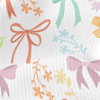 Colorful Playful Bow Stretch Jersey