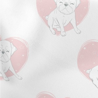 Amiable Puppy Lightweight Cotton Poplin