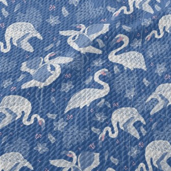 Detailed And Beautiful Flaming Birdseye Piqué