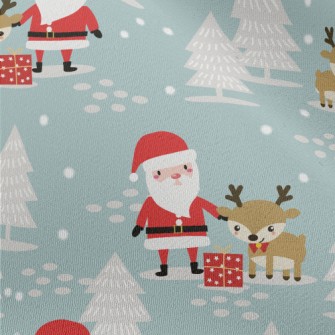 Christmas Winter Pattern Chiffon