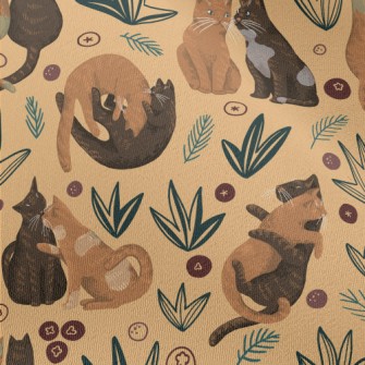 Realistic Love Cats Chiffon