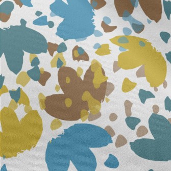 Colorful Flower Shapes Chiffon