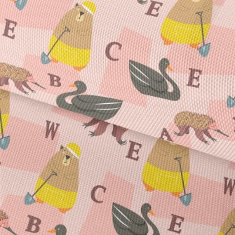 Colorful Cute Animals Waterproof Oxford